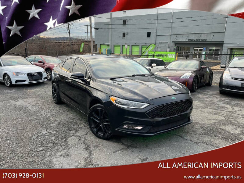 2019 Ford Fusion for sale at All American Imports in Alexandria VA