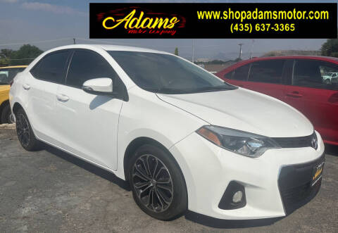 2016 Toyota Corolla S Plus