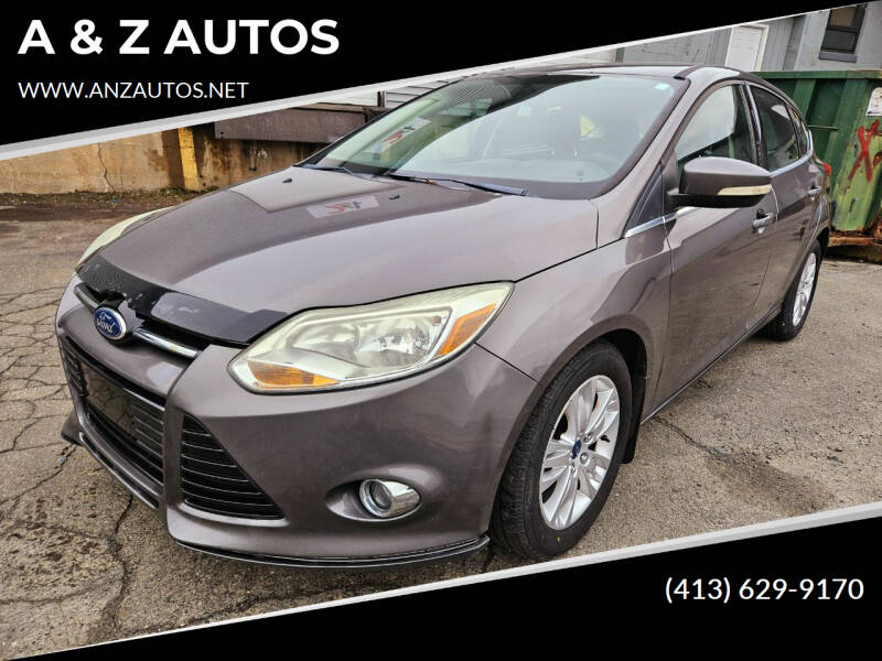 2012 Ford Focus for sale at A & Z AUTOS in Westfield MA