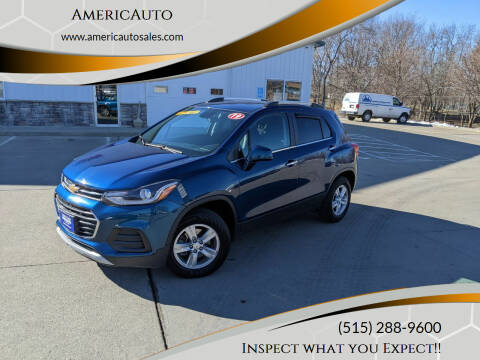 2019 Chevrolet Trax for sale at AmericAuto in Des Moines IA