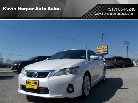 2011 Lexus CT 200h for sale at Kevin Harper Auto Sales in Mount Zion IL