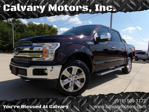 2018 Ford F-150 for sale at Calvary Motors, Inc. in Bixby OK