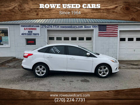 2014 Ford Focus for sale at Rowe Used Cars in Beaver Dam KY