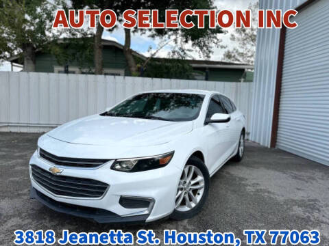 2018 Chevrolet Malibu for sale at Auto Selection Inc. in Houston TX