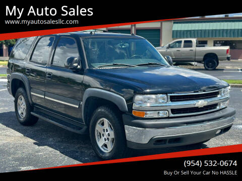2004 Chevrolet Tahoe for sale at My Auto Sales in Margate FL