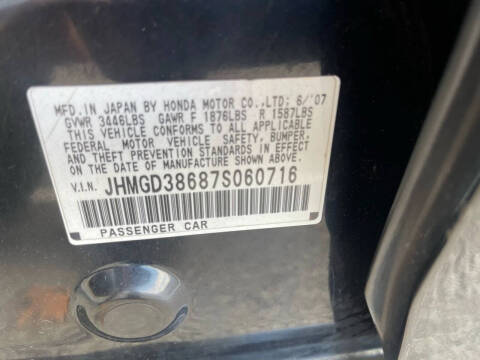 2007 Honda Fit Sport