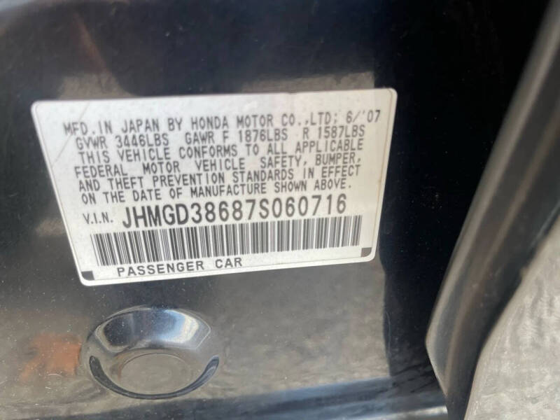 2007 Honda Fit Sport