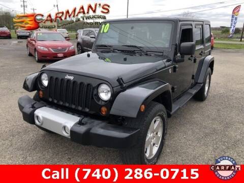2010 Jeep Wrangler Unlimited for sale at Carmans Used Cars & Trucks in Jackson OH