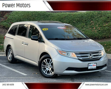 2012 Honda Odyssey for sale at Power Motors in Halethorpe MD