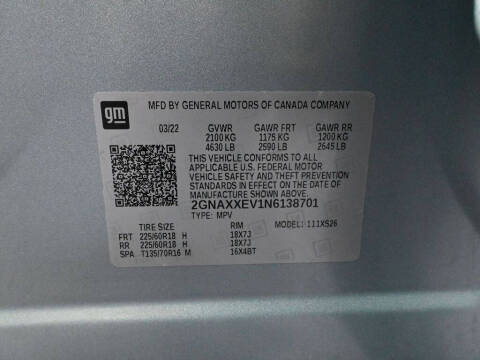 2022 Chevrolet Equinox Premier