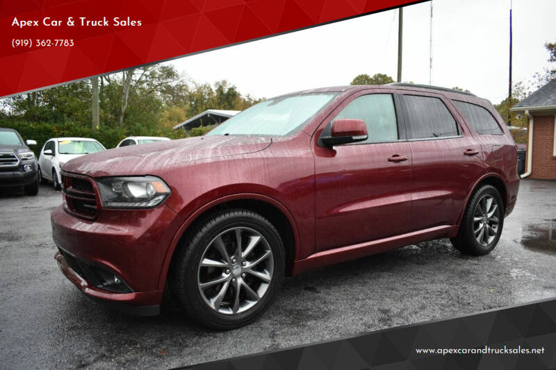2018 Dodge Durango for sale at Apex Car & Truck Sales in Apex NC