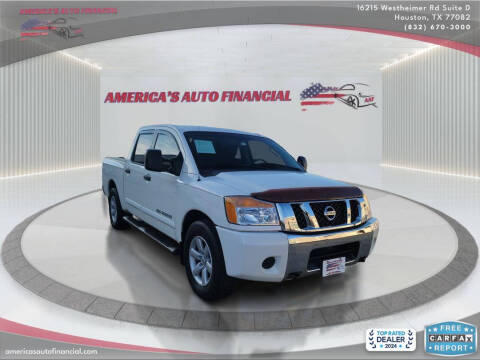 2008 Nissan Titan for sale at America's Auto Financial in Houston TX