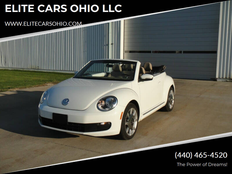 2014 Volkswagen Beetle Convertible for sale at ELITE CARS OHIO LLC in Solon OH