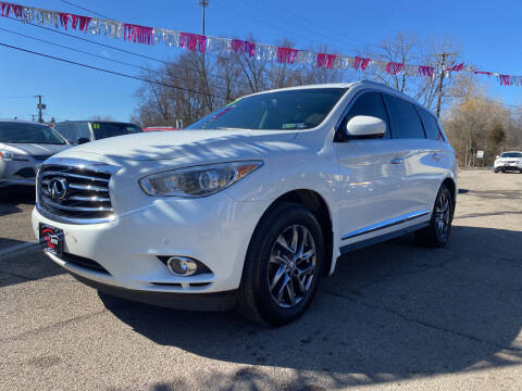 2013 Infiniti JX35 for sale at Lil J Auto Sales in Youngstown OH