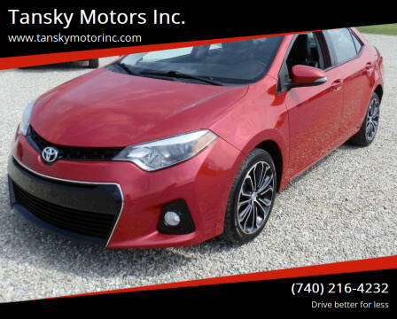 2016 Toyota Corolla for sale at Tansky Motors Inc. in Rockbridge OH