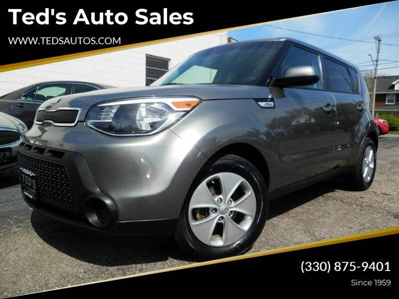 2015 Kia Soul for sale at Ted's Auto Sales in Louisville OH