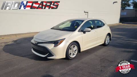 2019 Toyota Corolla Hatchback for sale at IRON CARS in Hollywood FL