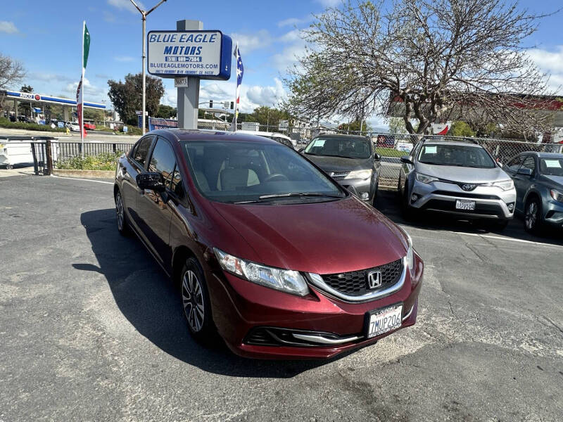 Used 2015 Honda Civic LX with VIN 2HGFB2F52FH547084 for sale in Fremont, CA