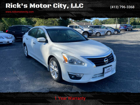 2013 Nissan Altima for sale at Rick's Motor City, LLC in Springfield MA