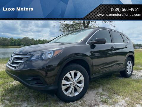 2013 Honda CR-V for sale at Luxe Motors in Fort Myers FL