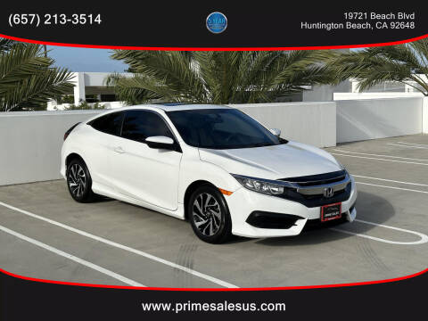 2016 Honda Civic for sale at Prime Sales in Huntington Beach CA