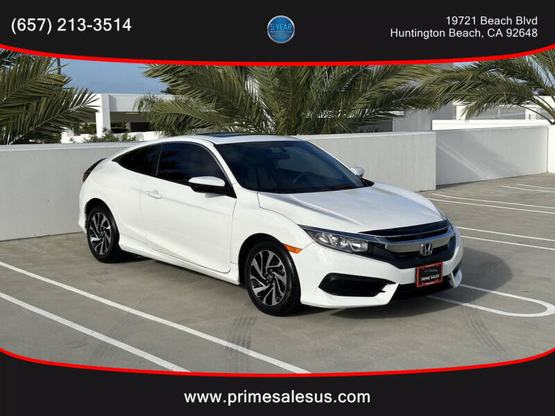 2016 Honda Civic for sale at Prime Sales in Huntington Beach CA