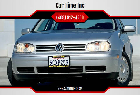 2002 Volkswagen Golf for sale at Car Time Inc in San Jose CA