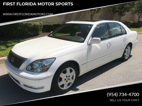 2005 Lexus LS 430 for sale at FIRST FLORIDA MOTOR SPORTS in Pompano Beach FL