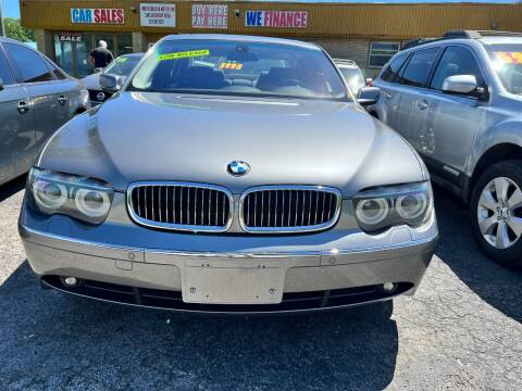 2005 BMW 7 Series for sale at NORTH CHICAGO MOTORS INC in North Chicago IL