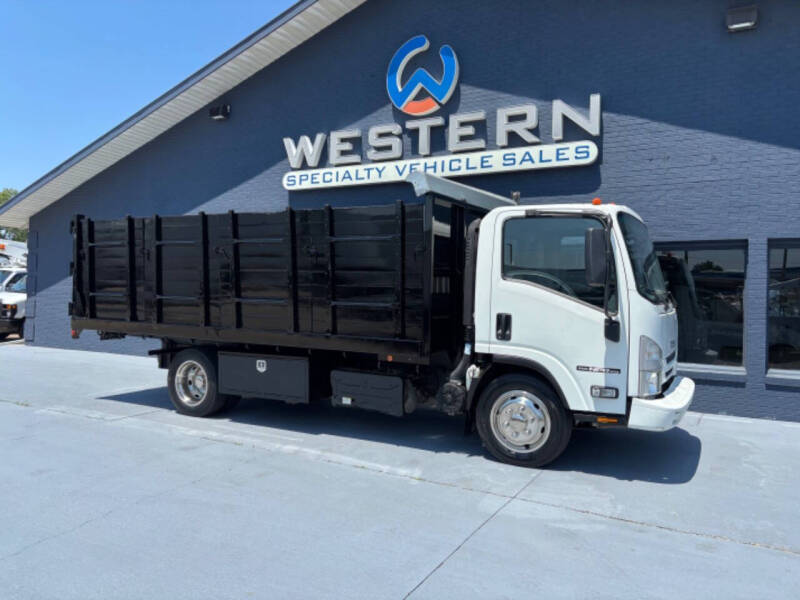 2017 Isuzu NPR Flatbed Dump Truck