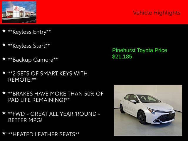 2023 Toyota Corolla Hatchback XSE