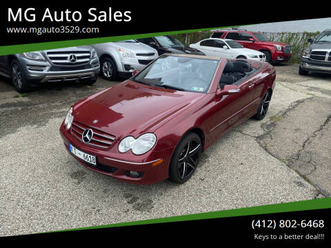 2006 Mercedes-Benz CLK for sale at MG Auto Sales in Pittsburgh PA