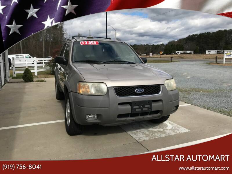 2001 Ford Escape for sale at Allstar Automart in Benson NC