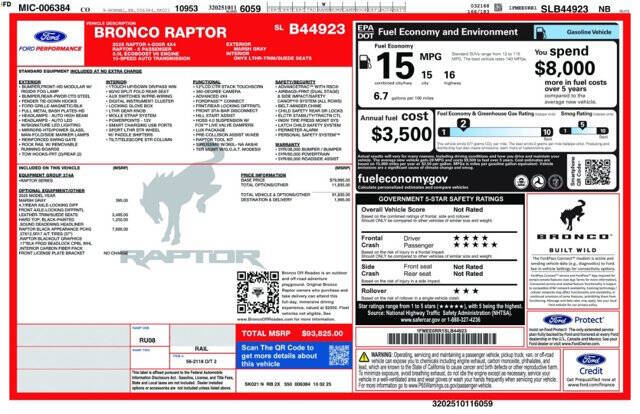 2025 Ford Bronco Raptor