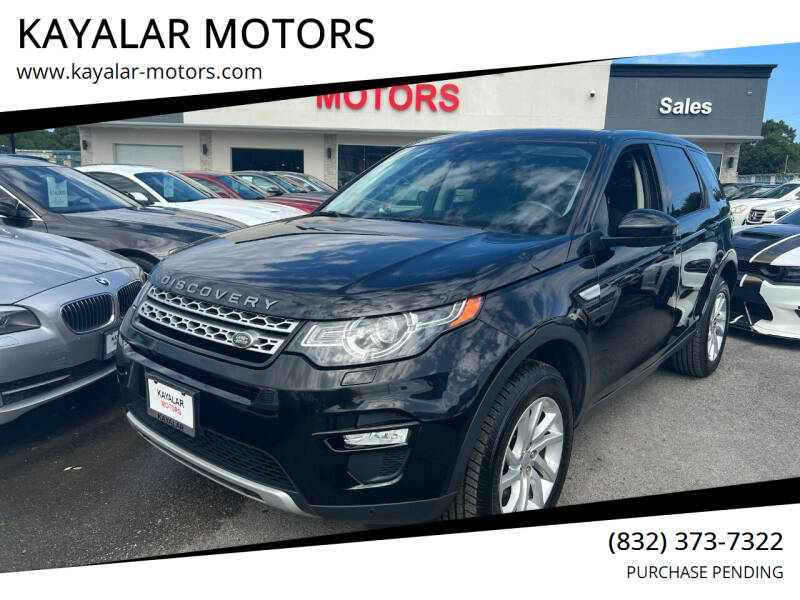 2016 Land Rover Discovery Sport for sale at KAYALAR MOTORS in Houston TX