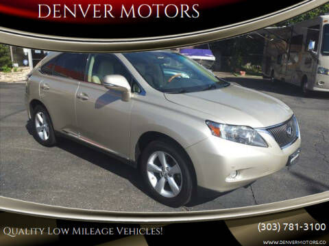 2012 Lexus RX 350 for sale at DENVER MOTORS in Englewood CO