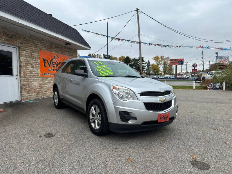 Used 2013 Chevrolet Equinox LS with VIN 1GNFLCEK9DZ101348 for sale in Austintown, OH