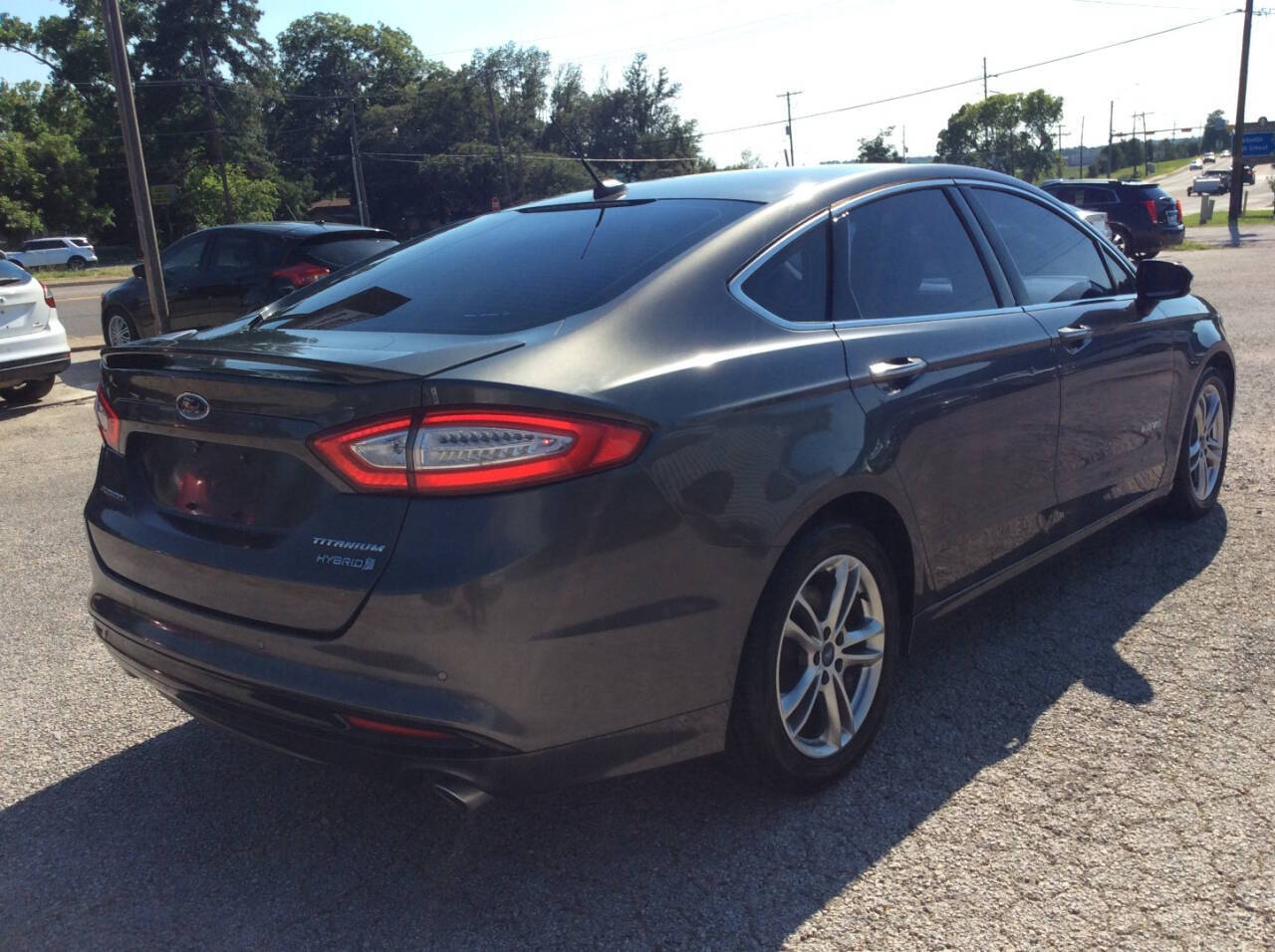 2015 Ford Fusion Hybrid for sale at SPRINGTIME MOTORS in Huntsville, TX