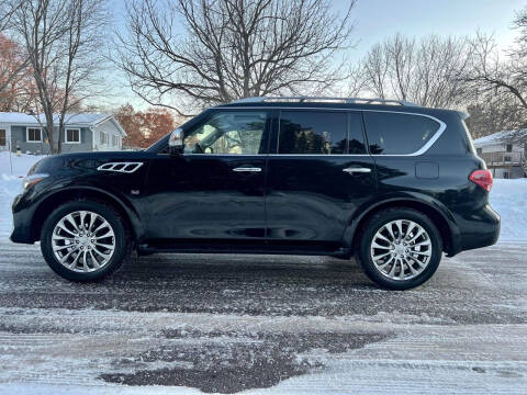 2016 Infiniti QX80 for sale at You Win Auto in Burnsville MN