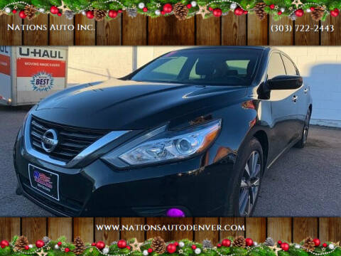 2017 Nissan Altima for sale at Nations Auto Inc. in Denver CO