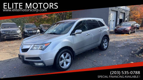 2013 Acura MDX for sale at ELITE MOTORS in West Haven CT