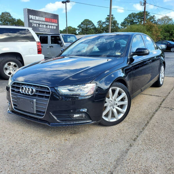 2013 Audi A4 for sale at Premium Motor's LLC in Norfolk VA