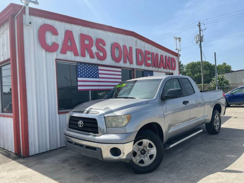2007 Toyota Tundra for sale at Cars On Demand 2 in Pasadena TX