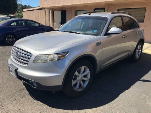 2005 Infiniti FX35 for sale at East Bay United Motors in Fremont CA