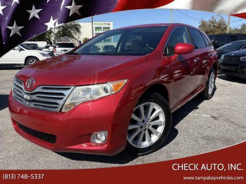 2011 Toyota Venza for sale at CHECK AUTO, INC. in Tampa FL