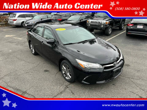 2017 Toyota Camry for sale at Nation Wide Auto Center in Brockton MA