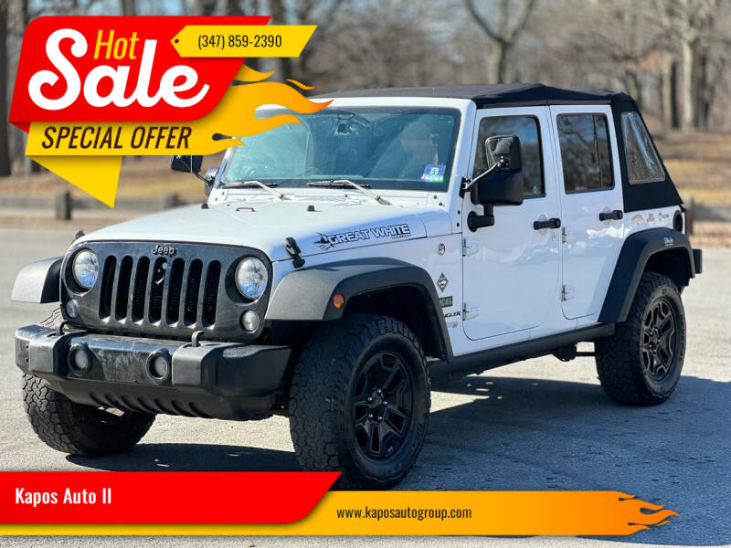 2017 Jeep Wrangler Unlimited for sale at Kapos Auto Group in Ridgewood NY