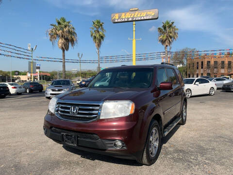 2013 Honda Pilot for sale at A MOTORS SALES AND FINANCE in San Antonio TX