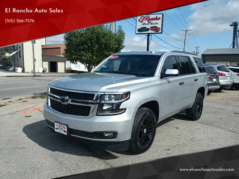 2015 Chevrolet Tahoe for sale at El Rancho Auto Sales in Des Moines IA