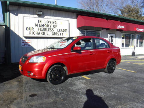 2010 Chevrolet Aveo for sale at GRESTY AUTO SALES in Loves Park IL